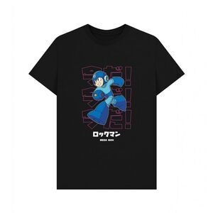 Mega Man Unisex Adult Is Coming T-Shirt / Black
